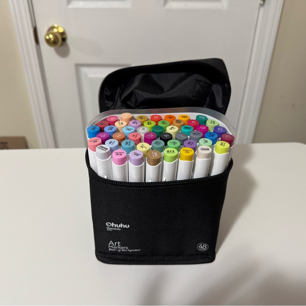 Ohuhu Alcohol Markers Set w/ Case